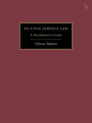 cover image of EU Civil Service Law